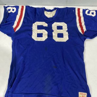 Vintage Distressed Wilson Sports Equipment Football Jersey Size 44 See Pictures