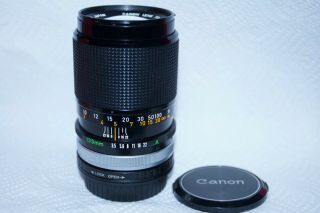 Vintage Canon 135mm F3.  5 Fd Lens With Ef Mount