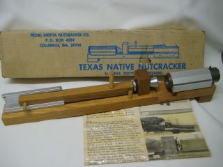 Vintage Texas Native Inertia Nutcracker Model 7141 W Instructions Box