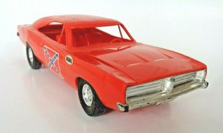 Usa Vintage Processed Plastic Co.  1969 Dodge Rebel Charger Dukes Of Hazzard