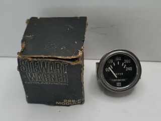 Nos Vintage Stewart Warner Mechanical Water Temperature Gauge 288 - B - 144 Y3