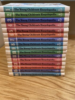 Vintage 1977 The Young Children’s Encyclopedia Britannica Set 1 - 16
