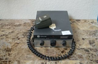 Johnson Messenger 123sj Vintage Mobile 23 Channel Cb Radio With Mic