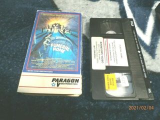 VINTAGE VHS HORROR/SLASHER VHS FUNERAL HOME VERY RARE OOP PARAGON VIDEO 2