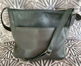 Vintage Coach Pebble Leather Purse Black Shoulder Bucket Bag 4924 Hobo Crossbody