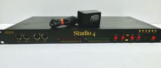 Opcode Systems Studio 4 Oms Midi Interface Vintage Rackmount With Power Adapter