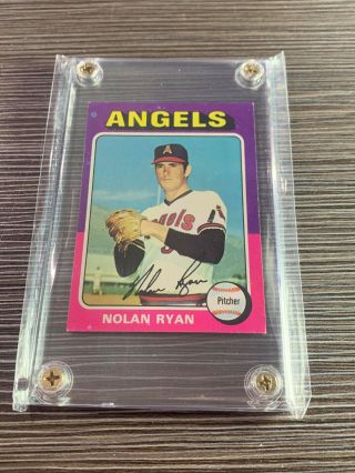 Vintage 1975 Topps Baseball Card Set Break Nolan Ryan Card 500 Ex,