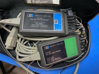 10 vintage HP probes for their 1600A logic analyzer 2