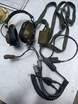 Sonetronics H - 161 C/u Vintage Headset Military Radio