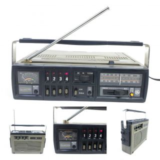 Vintage Radio General Electric Ge Searcher Field Scanner 7 - 2995a Am/fm Portable