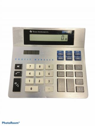 Texas Instruments Ba - 20 Profit Manager Calculator Vintage Ba 20