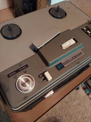 Wollensak 3m Vintage Magnetic Tape Recorder Reel To Reel Vintage