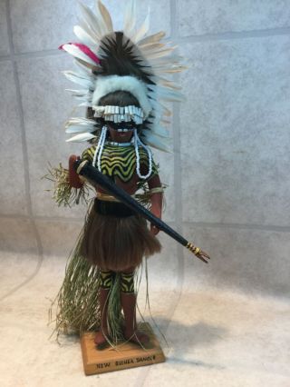 Vtg 1960’s Alto Craft Inc Philippines Handcrafted Guinea Warrior Dancer Doll