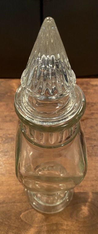 Vintage Dakota Apothecary Pharmacy General Store Drugstore Glass Candy Jar Lid 2