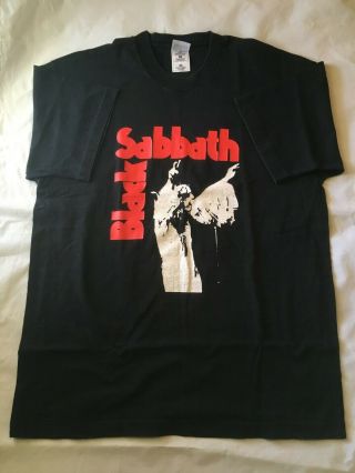 Vintage Black Sabbath T Shirt Large Ozzy Ozbourne Vol 4