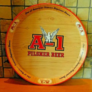 Vintage 1950s A - 1 Pilsner Beer Advertising Tray / Arizona Brewing Co.  / Ex.  Cond