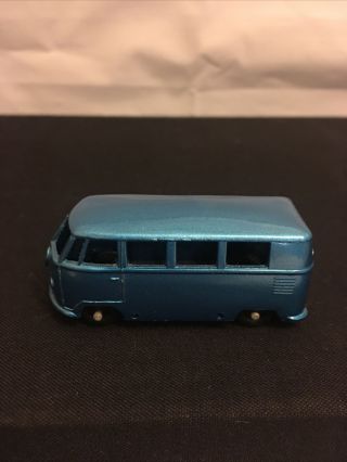 Vintage Volkswagen Micro Bus No.  12 Made In England Blue