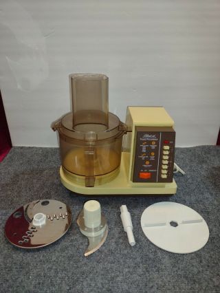 Vintage Sears Counter Craft Food Processor 400 & Accessories - Very