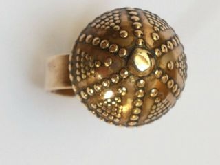 Vintage Halikko - Filigree Bronze Ring,  Kalevala Koru,  Finland/Finnish 2