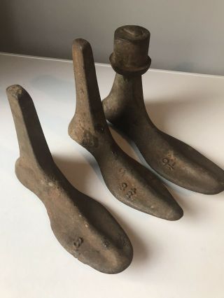 Vintage Cast Iron Cobblers Shoe Lasts