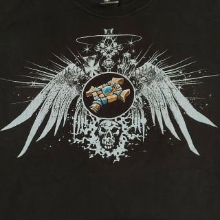 VTG World of Warcraft Priest Class Symbol Blizzard Jinx Black Mens T - Shirt Sz XL 2