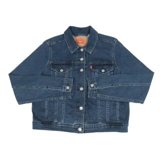 Vintage Levi’s Denim Jacket | Small | Retro Biker Trucker Jean Button Collar