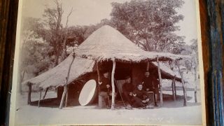 1896 Antique Photograph William Rausch - Bulawayo - Soldiers Second Matabele War