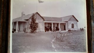 1897 Antique Photograph William Rausch - Bulawayo Visit Gov.  House Matabele War