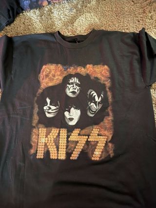 Vintage Kiss Farwel Tour Shirt 2000 Xl (label Missing)