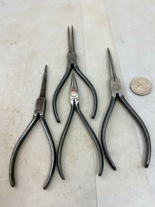 Vintage Utica Needle Nose Pliers Bundle (4) 777,  23 - 5,  777 - 6