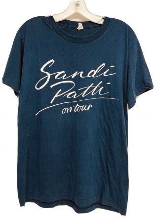 Vtg 80s Sandi Patti Screen Stars Christian Gospel Music Tour T Shirt L