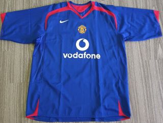 Manchester United Nike 2005 - 06 Away Jersey 2xl Vintage Retro
