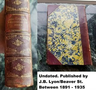 Antique Leather Hc Book Bulwer 