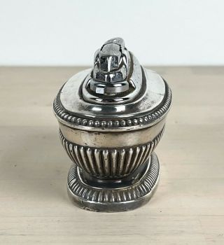 Vintage RONSON Silver Plated Queen Anne Shape TABLE LIGHTER 2