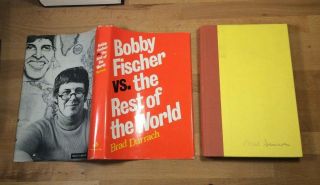 Bobby Fischer VS the Rest of the World,  Darrach,  Vintage Hardcover 1974 3