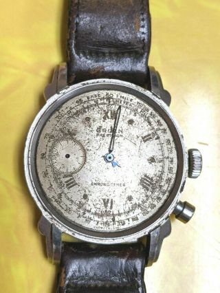 Vintage Gruen Precision Chronometer Chronograph