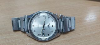 Vintage Mens Seiko 5 21 Jewels Automatic Watch 6119 - 8163.  Running Accurately