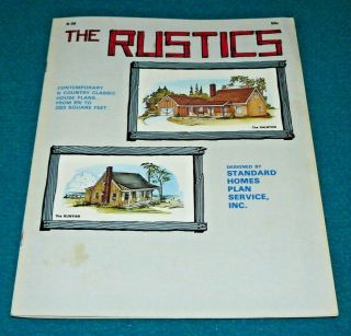 Vintage : House Plans " The Rustics " R - 08 @ Southern United States