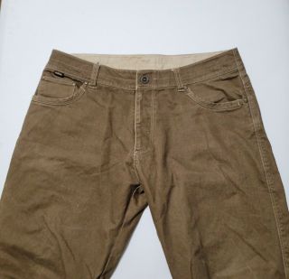 KÜHL Style Rydr Pants Mens 36x34 Vintage Patina Dye Brown Green 3