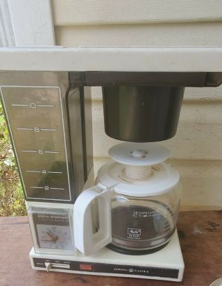 Vintage General Electric Brew Starter Automatic Drip Coffee Maker B5 - Dcm17
