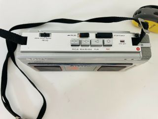 VTG Sony WA - 100 Cassette Corder & SRF - HM55 Headphones 3