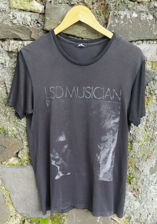 Vintage Rare 90s Bob Dylan " Lsd Musician " T - Shirt Size Medium,  Bruce Springsteen