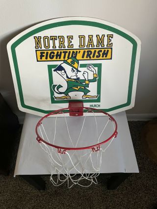 Vintage Notre Dame Mini Hoopster Basketball Hoop Fighting Irish