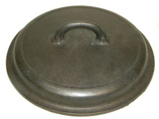 Vintage Cast Iron Lid Only Self Basting Marked 8 1288 10 3/4 " Unmarked Griswold