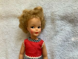Vintage 60 ' s Ideal Tammy Family Sister Pepper Doll Blonde G - 9 - W 1 9 1/2 