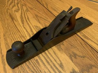 Vintage Stanley No.  6 Corrugated Bottom Plane Woodworking One Pat Date Usa