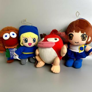 Rare Sega Puyo Puyo Plush Doll Toy Set Of 4 Vintage Retro Game Japan