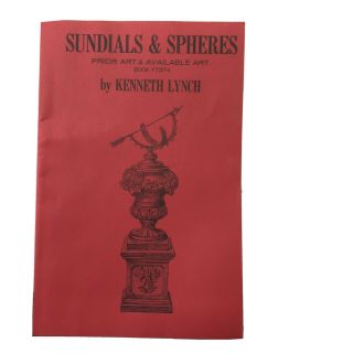 Vintage Sundials & Spheres By Kenneth Lynch