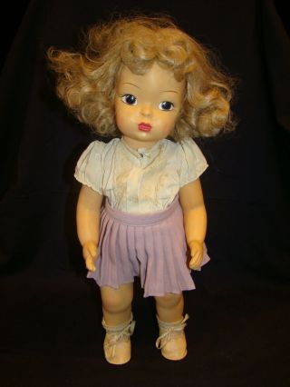 Vintage Terri Lee 16 " Doll Shoes,  Socks & Tagged Blouse Skirt Camisole Needs Tlc