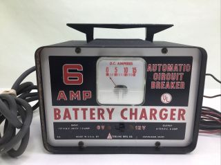 Vintage 6 Amp Battery Charger 6 & 12 Volt